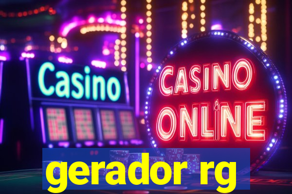 gerador rg